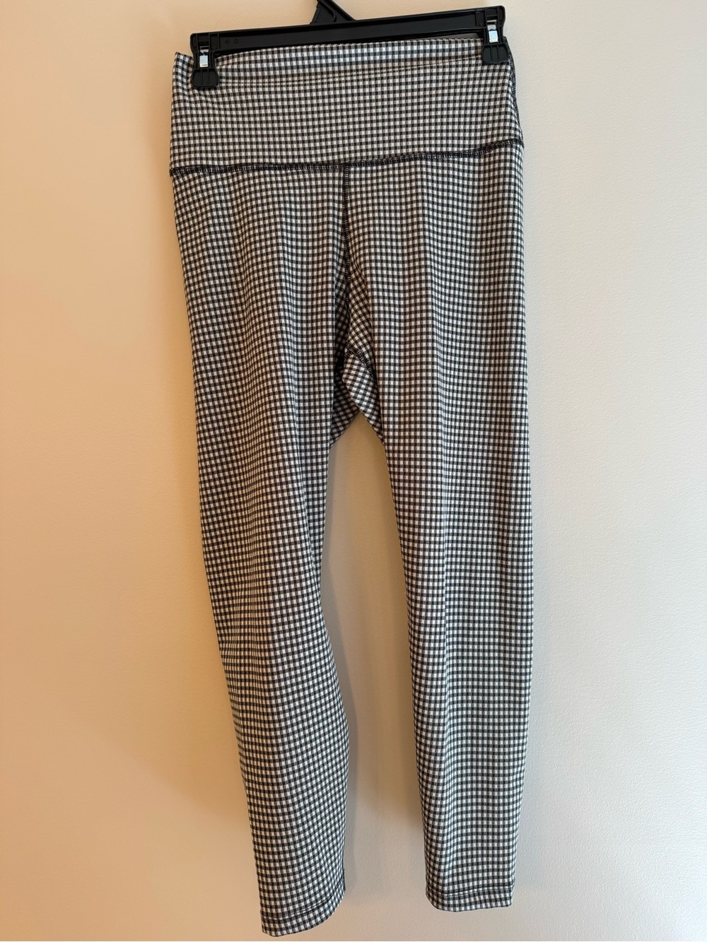 Nike Black & White Gingham Leggings